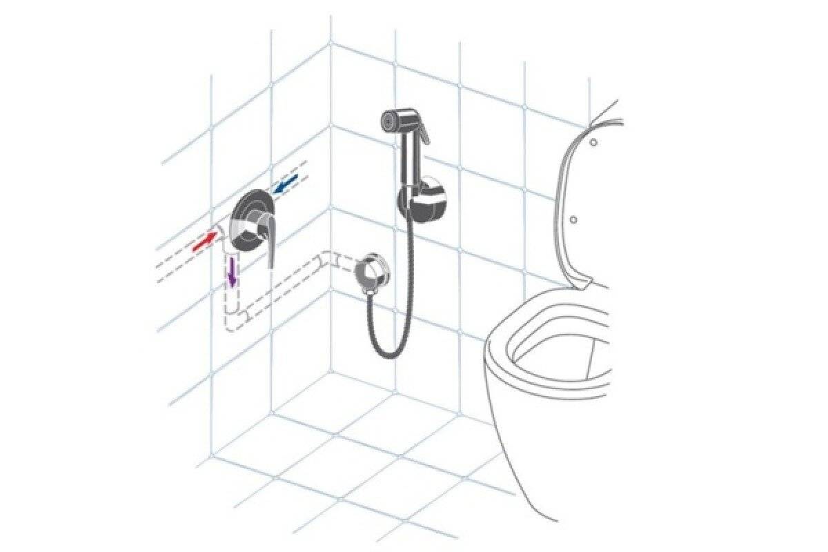 Гигиенический душ для унитаза: фото в интерьере туалета, виды, советы по выбору