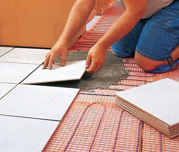 Как выбрать теплый пол под плитку: инструкция по монтажу теплого пола и плитки