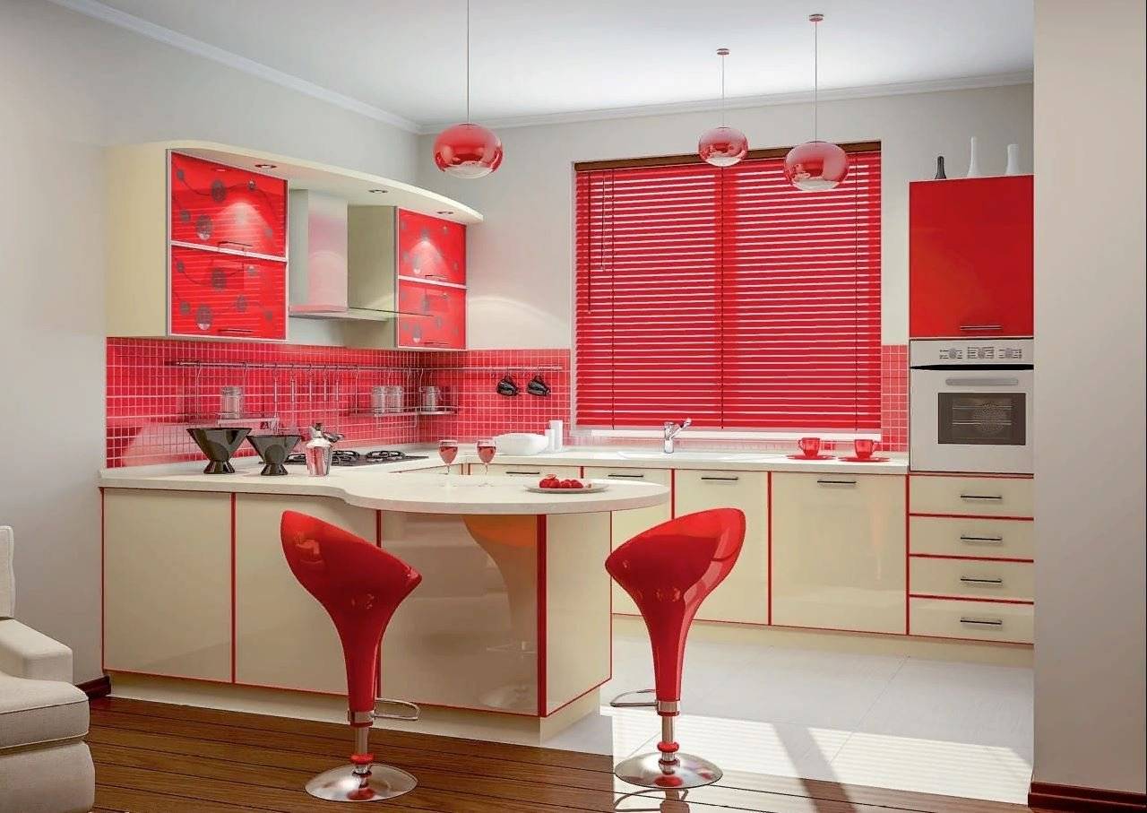 Красная кухня: 100+ реальных фото примеров и советы по оформлению