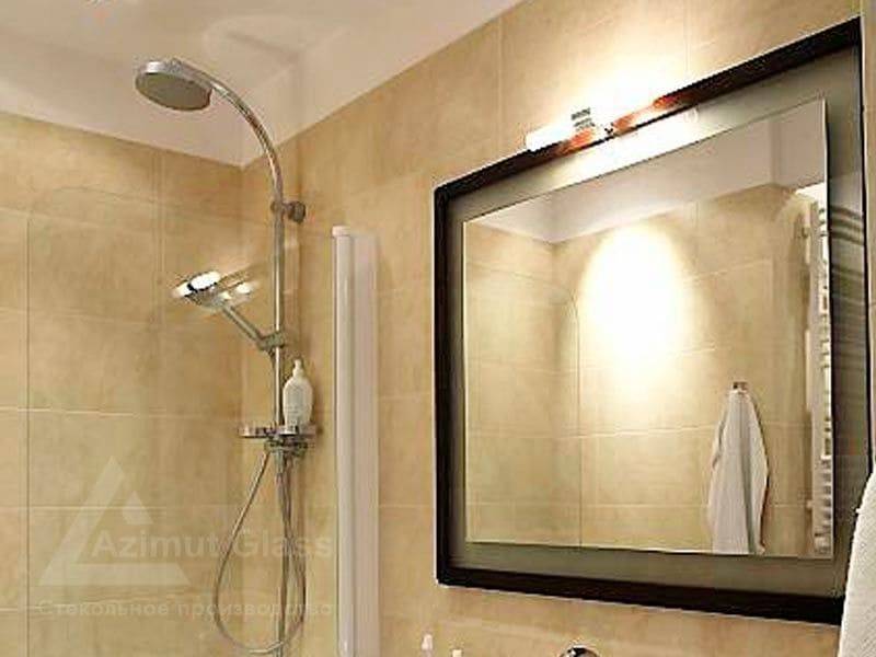 Косметические зеркала с подсветкой в ванную комнату, выбор модели, подключение