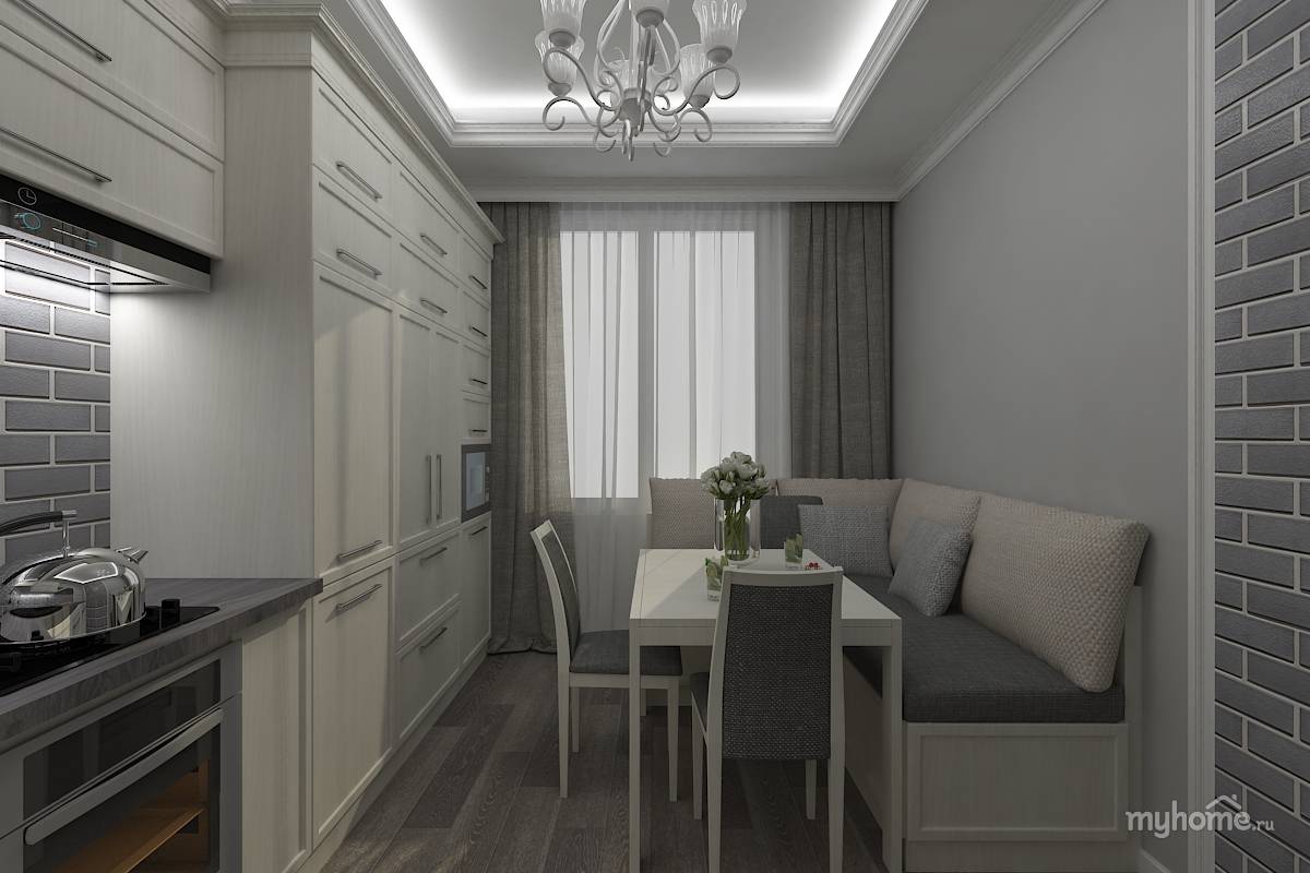 Интерьер кухни 10 кв метров: реальные фото примеры