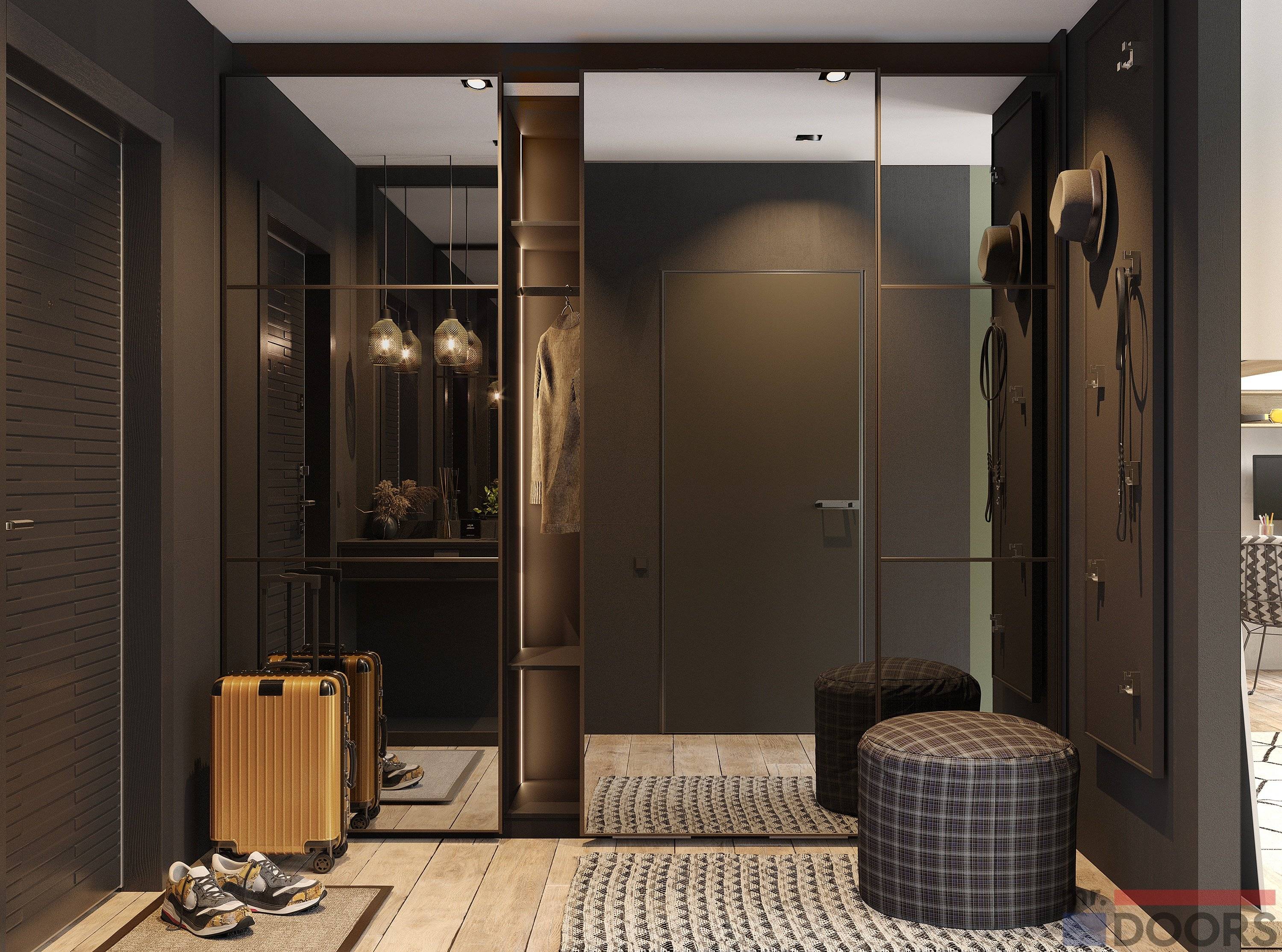 Ремонт прихожей в малогабаритной квартире - 45 фото с идеями