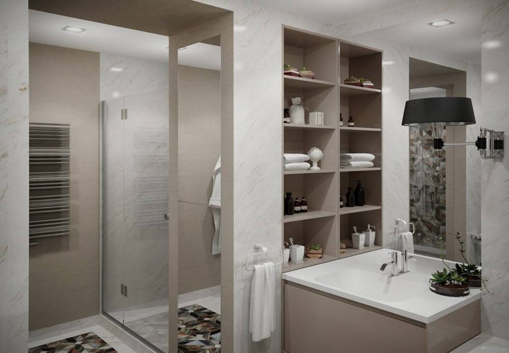 Спальня с видом на ванную: 3 проекта • интерьер+дизайн