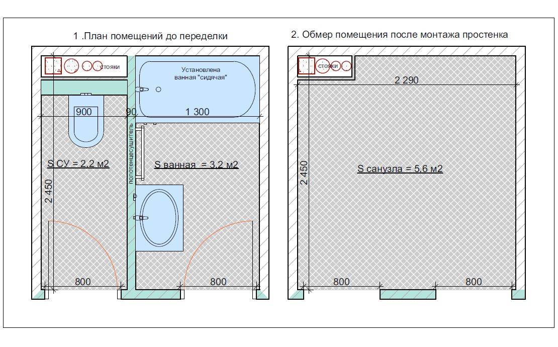 Перепланировка ванной комнаты и санузла - в 2019 году, порядок согласования, в панельном или кирпичном доме