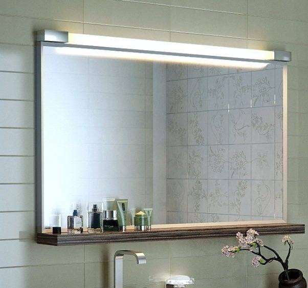Какую выбрать подсветку зеркала в ванной комнате