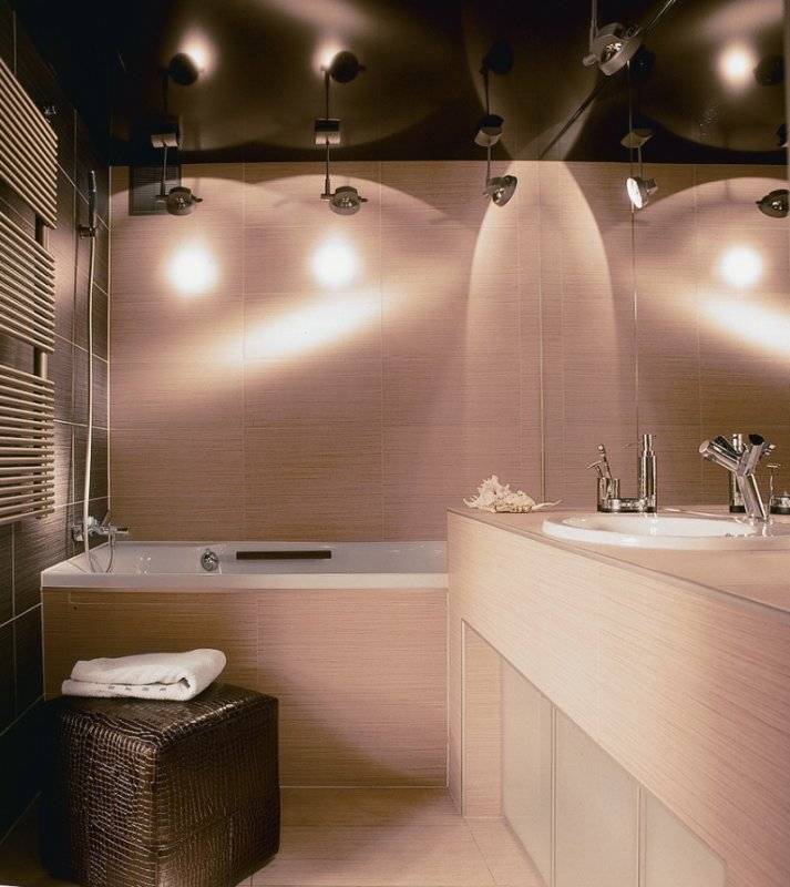 Освещение в ванной комнате: советы по выбору, расположение, идеи дизайна