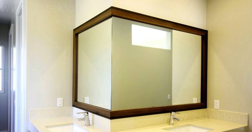 Зеркало в ванную комнату, критерии выбора - фото примеров