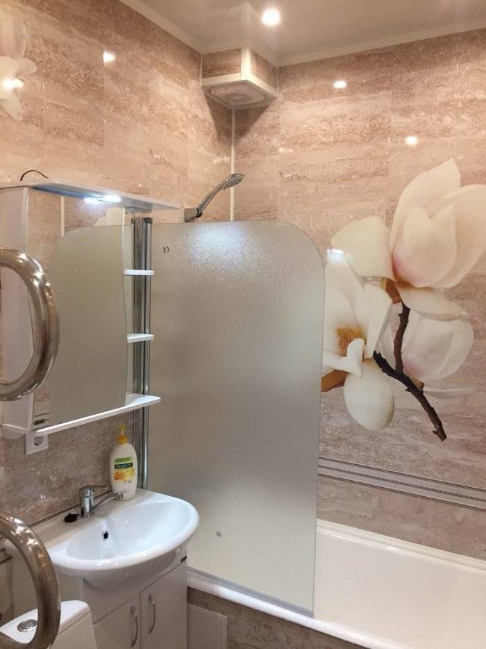 Отделка ванной пластиковыми панелями своими руками: фото дизайн