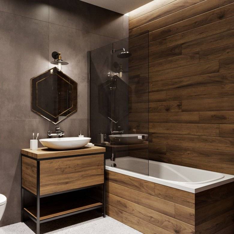 Дерево в ванной комнате - хорошая идея? (40 реальных фото) | дизайн и интерьер ванной комнаты