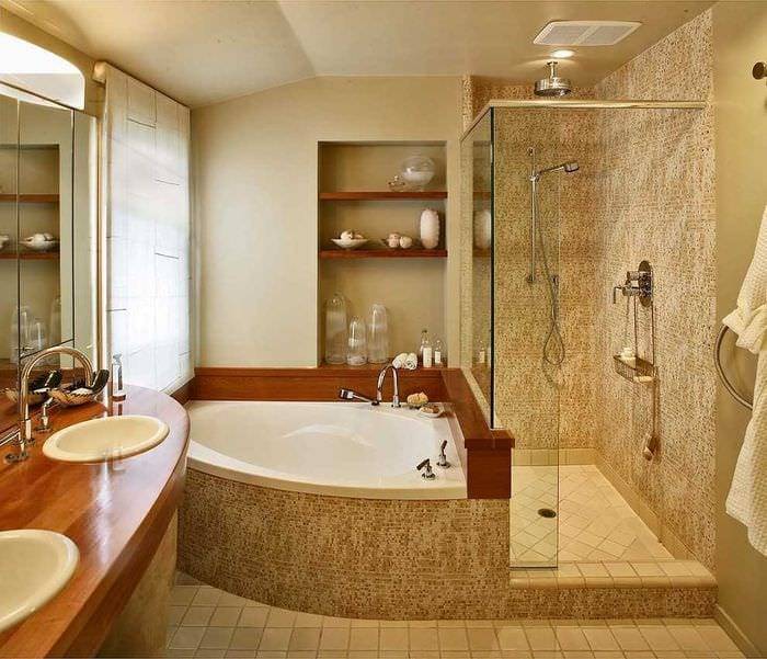 Дизайн «угловой ванной комнаты». Обзор угловых решений и рекомендации по выбору ванны