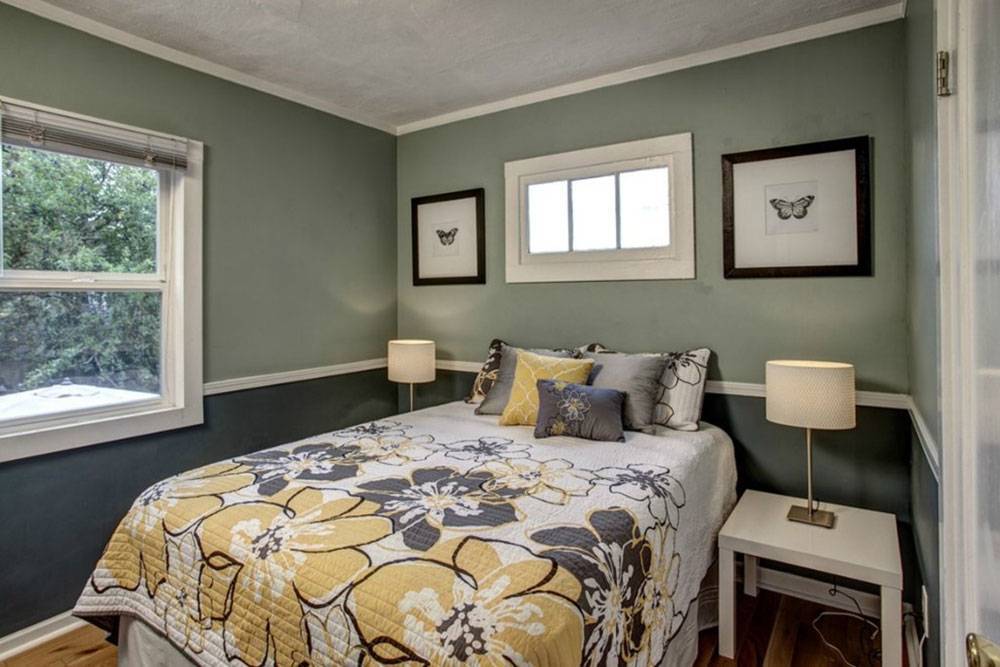 Покраска стен в спальне: 120 фото вариантов дизайна и сочетания цвета стен с шторами и мебелью