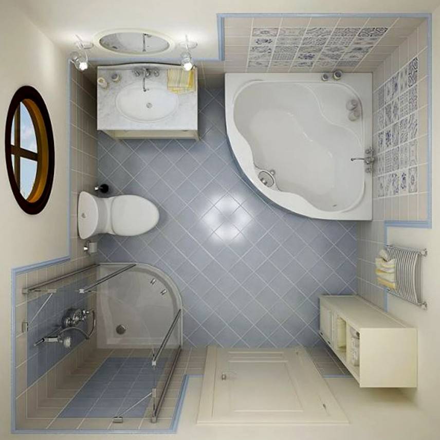 Нестандартные ванны для маленьких ванных комнат