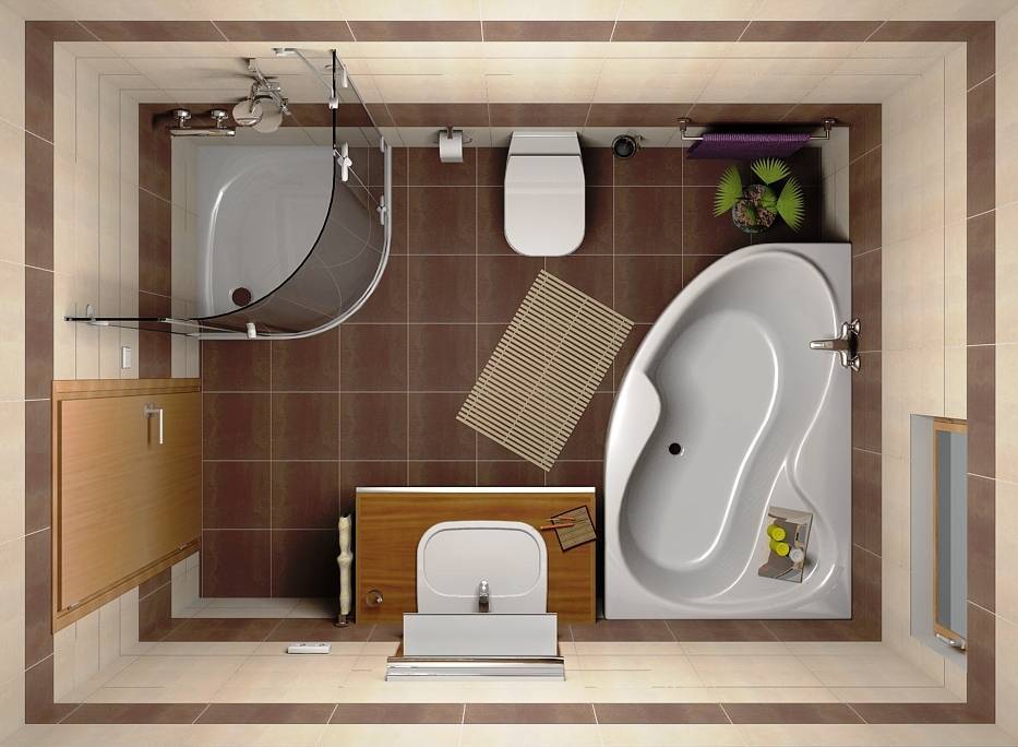 Планировка ванной комнаты. Рекомендации по совмещению помещений и экономии пространства