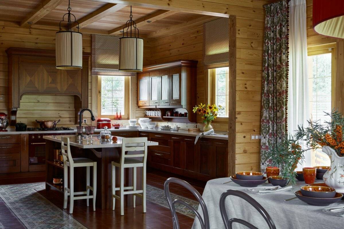 Дизайн кухни в частном доме: все особенности и 81 фото-идея