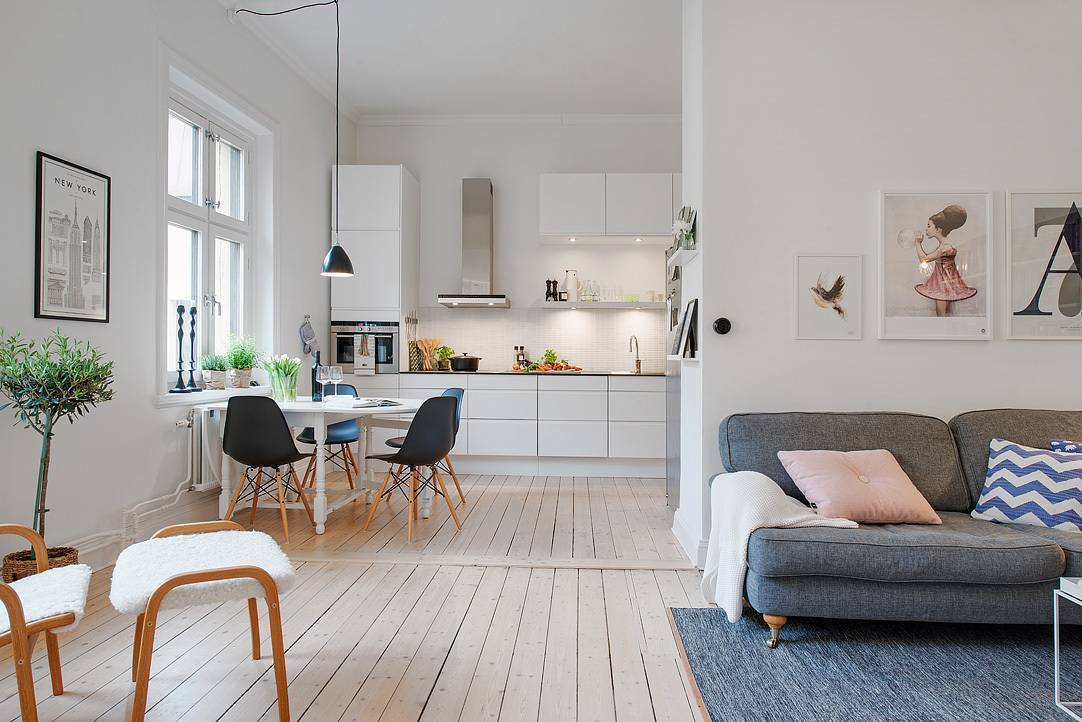 Кухня в скандинавском стиле - 180 фото современных дизайнов. выбор цветовой гаммы, отделочных материалов и элементов декора