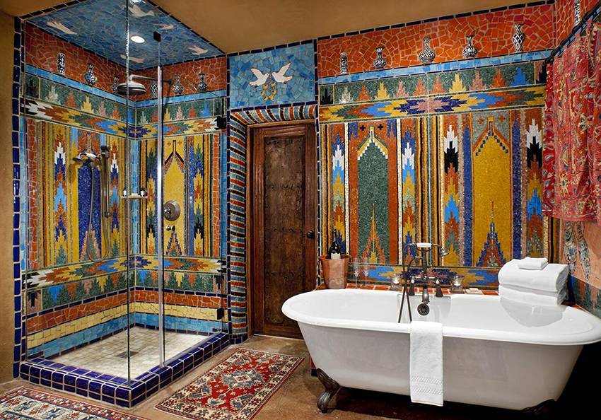 Голубая ванная - особенности интерьера, варианты дизайна и советы по выбору оформления