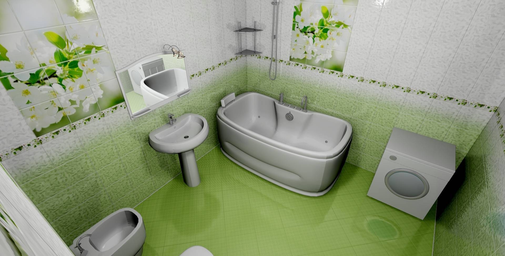 30 идей отделки ванной пластиковыми панелями