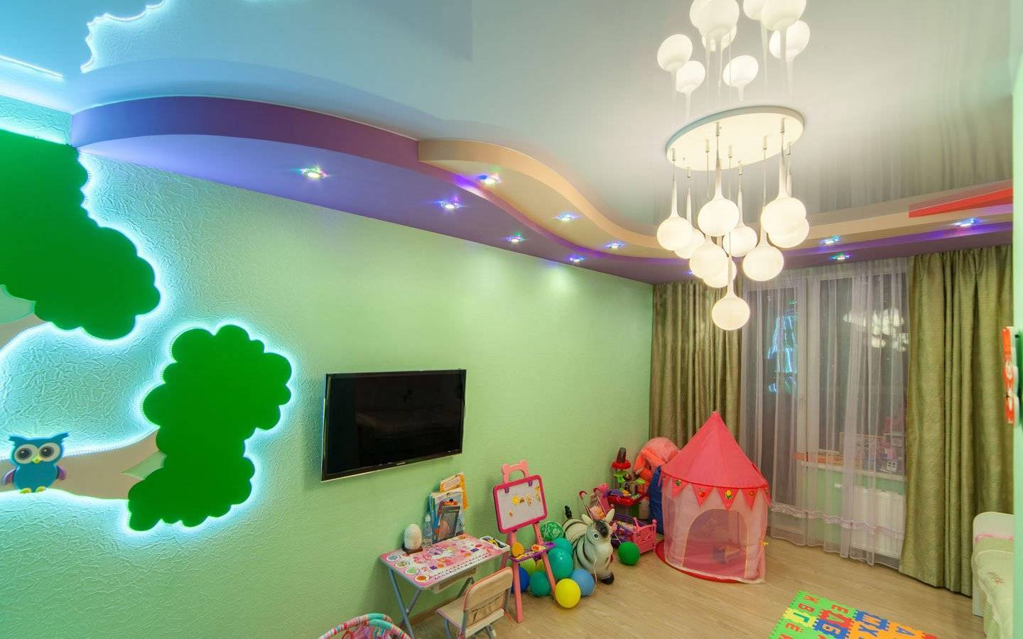 Как оформить и украсить потолки в детской и сделать дизайн потолка в детской (60 фото) своими руками: фото и видео инструкция