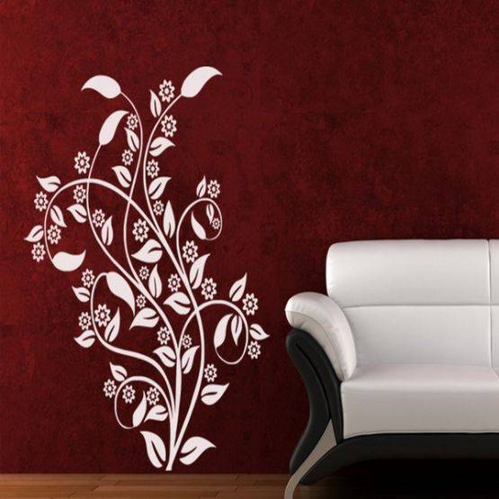Узоры на стену своими руками — простые, красивые: трафареты