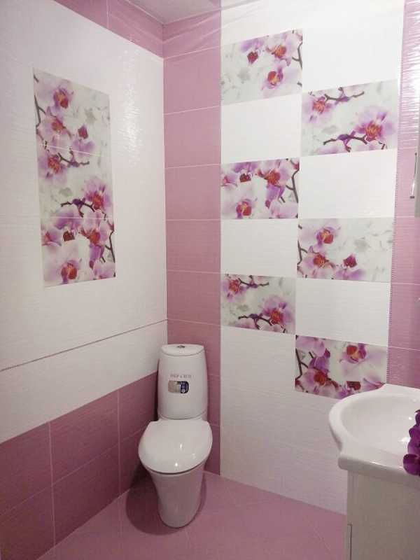 Плитка для маленькой ванной комнаты + 150 фото