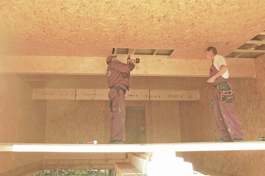 Технология монтажа осб плит на потолок