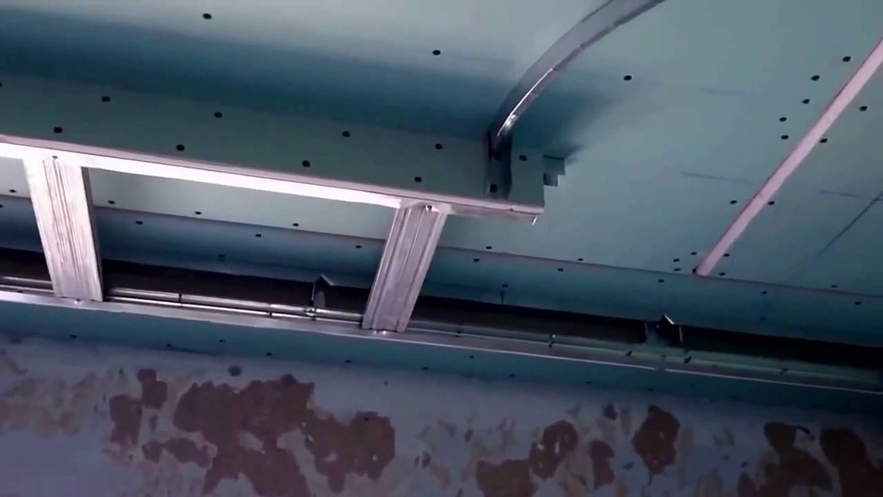 Подвесной потолок с двухуровневым каркасом | gipsokart.ru