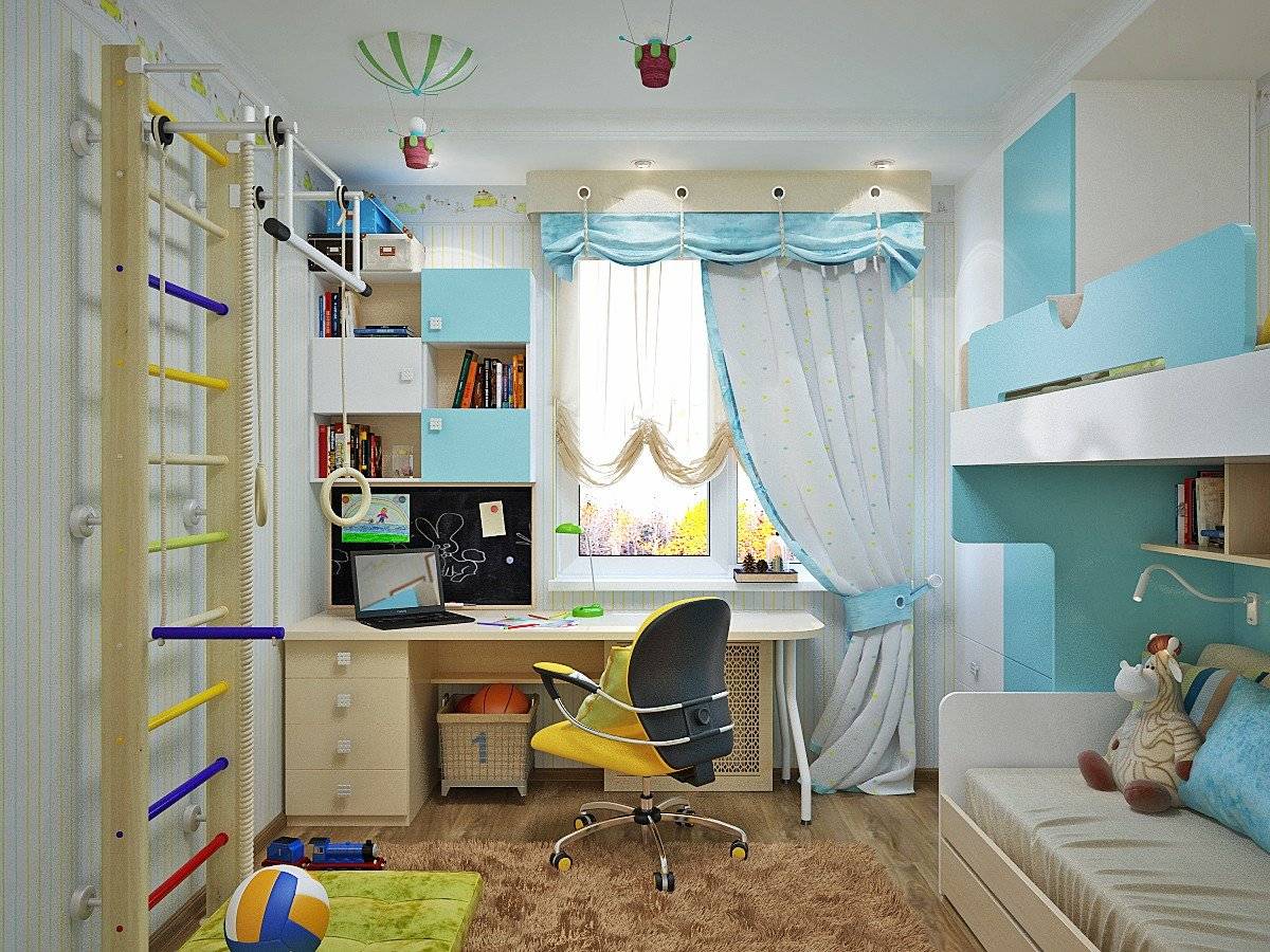 Варианты дизайна интерьера в детской комнате школьника