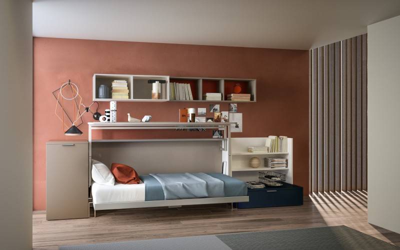 Кровати трансформеры для малогабаритных комнат взрослая. трансформируемая мебель (35 фото)