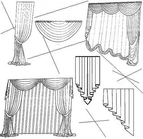 Как красиво сшить шторы из остатков ткани: мастер-класс