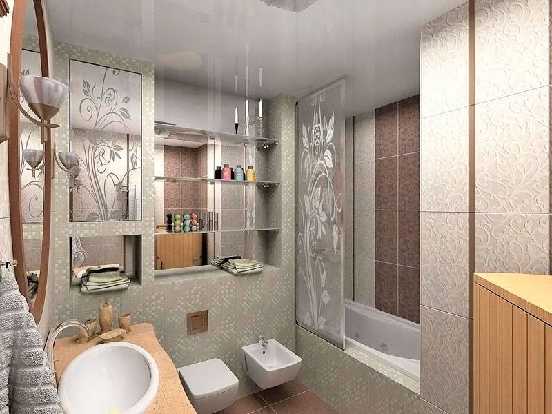 Дизайн ванной комнаты в панельном доме: варианты планировки