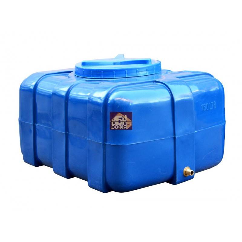 Пластиковый бак для воды: 80, 200, 300, 500 и 1000 литров-  виды и особенности моделей +видео