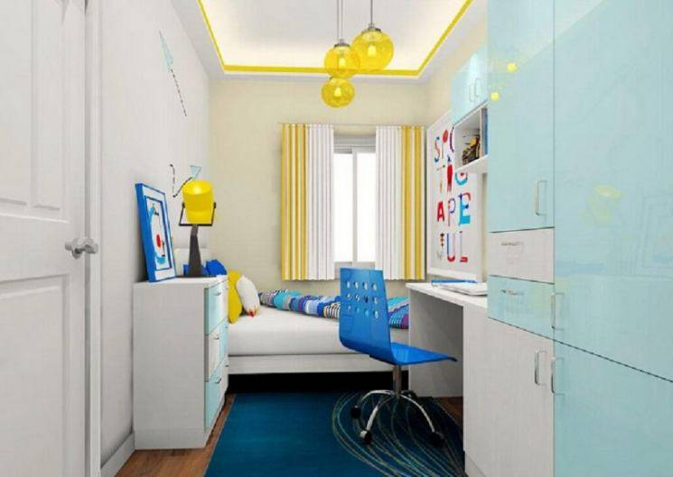 Дизайн интерьера детской комнаты 9 кв м (фото)