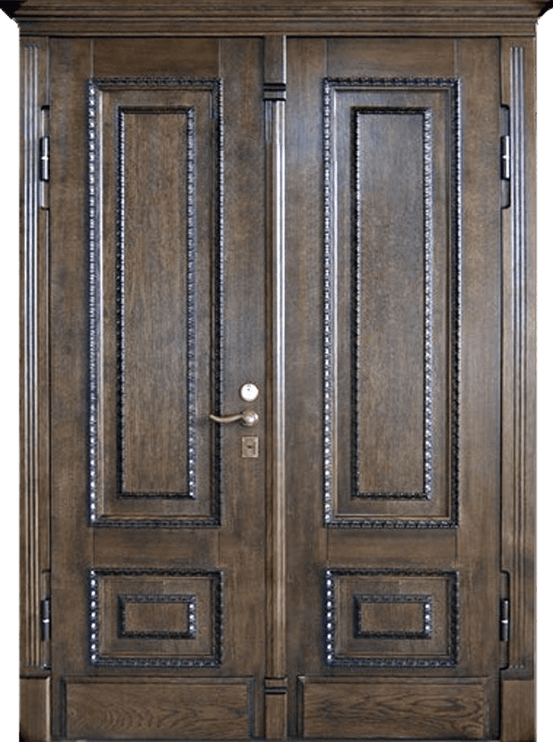 Деревянные входные двери для частного дома