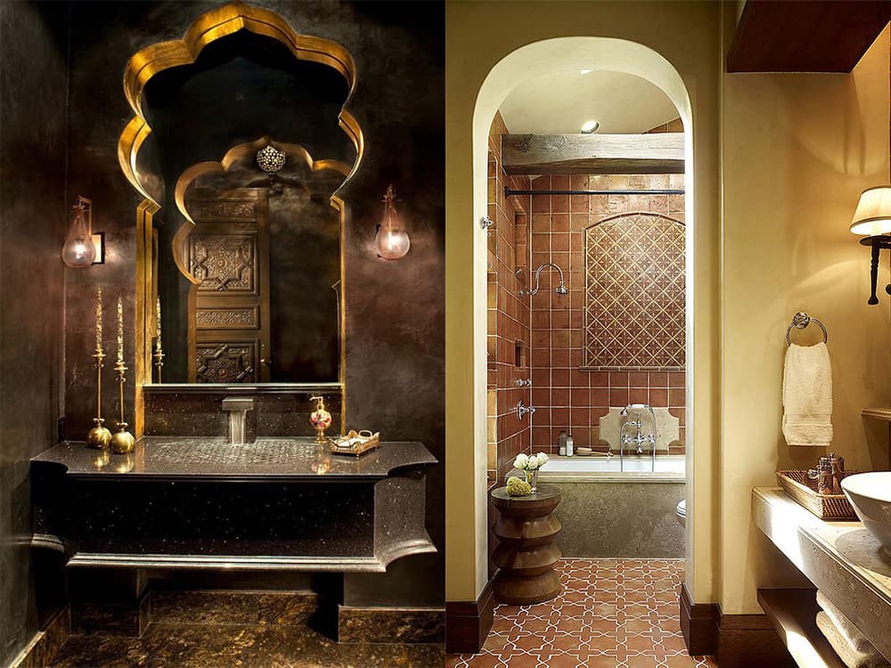 Ванная комната в восточном стиле фото дизайн