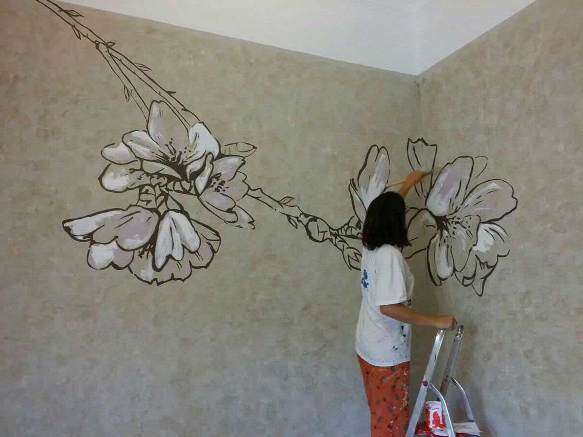 Рисовать на стенах: как и чем?