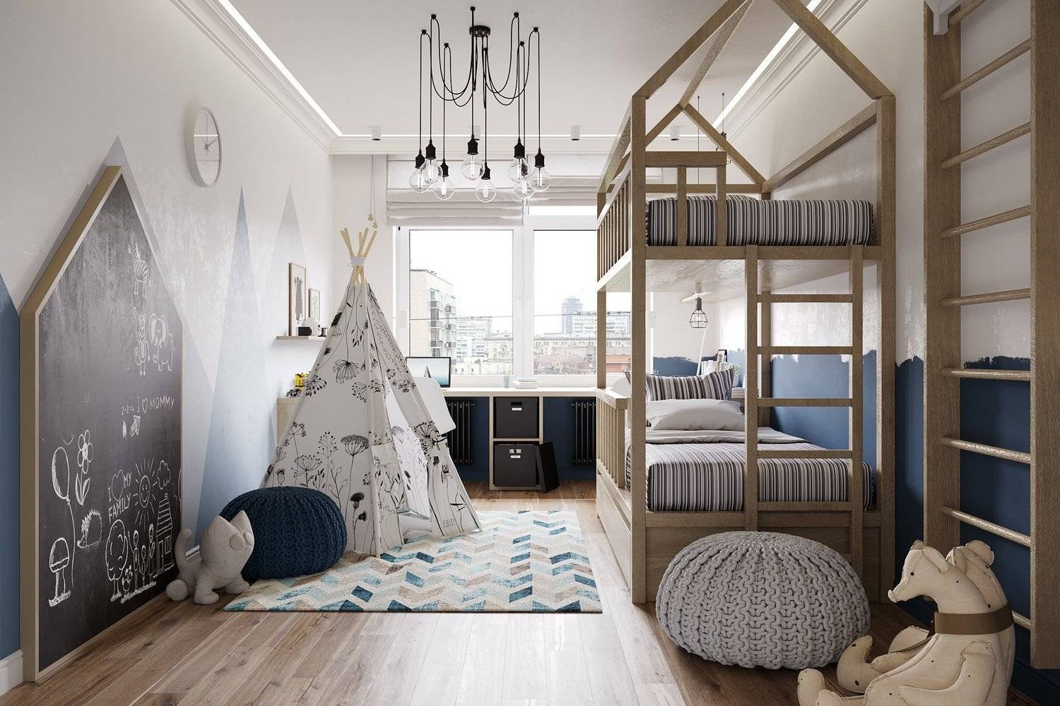Гостиная в скандинавском стиле 2021: в частном доме, в хрущевке, с камином, фото интерьера