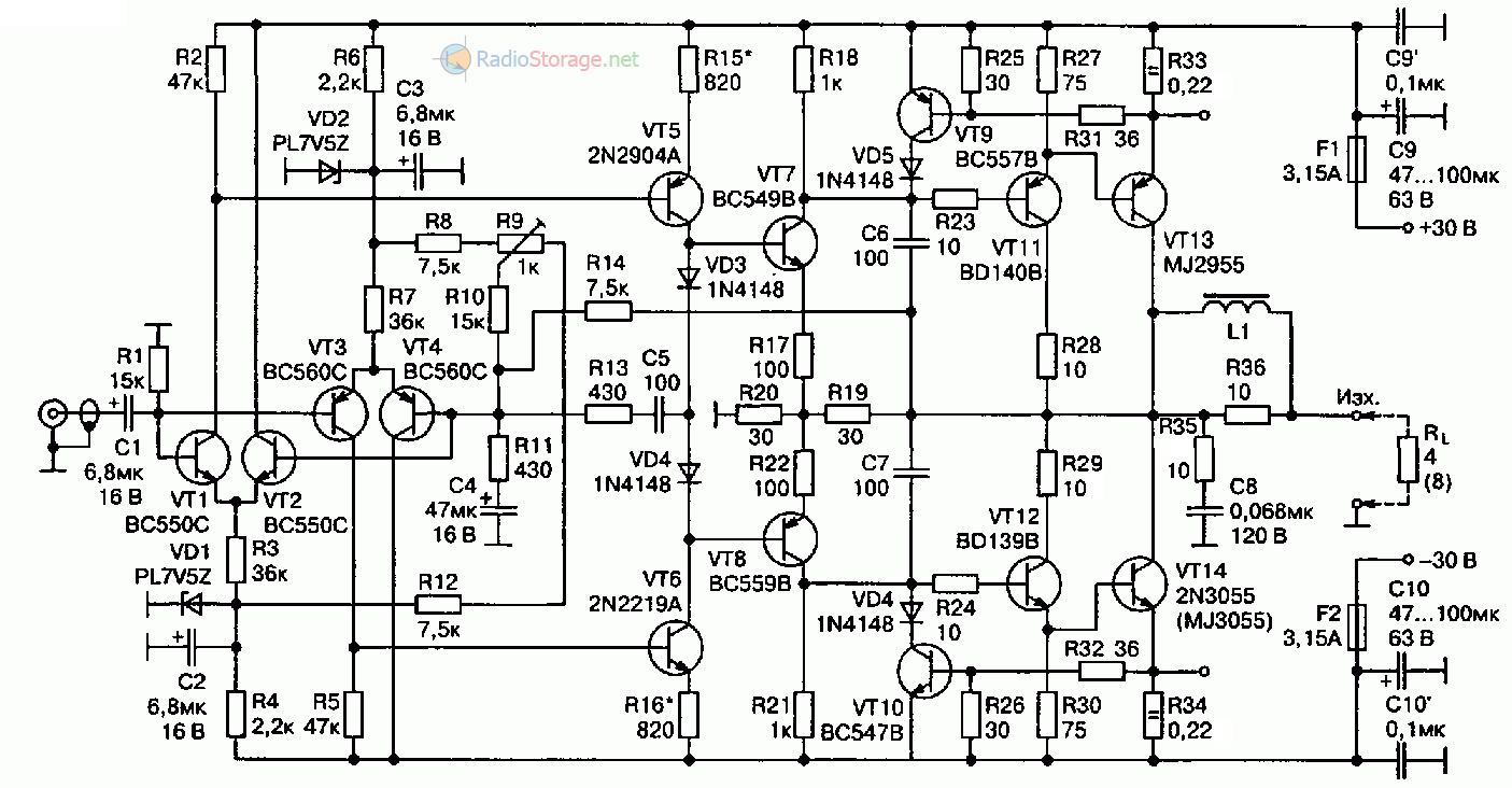 Барк 001 на кт818 кт819 схема