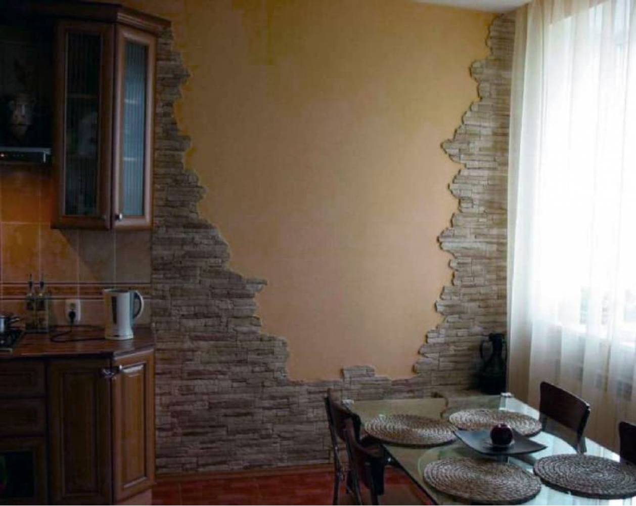 Отделка стен на кухне: нюансы отделки стен на кухне. гипсовая лепнина. особенности натуральных материалов и их преимущества. выбор текстуры и цвета (фото + видео)