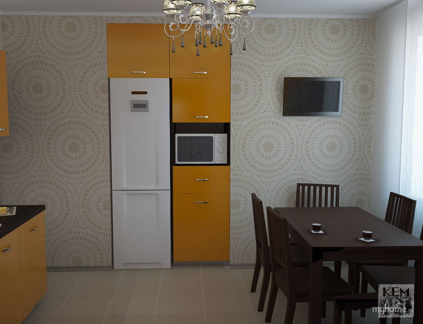 Интерьер кухни с нишей: оформляем кухонное пространство правильно (в стене, под окном, в углу)