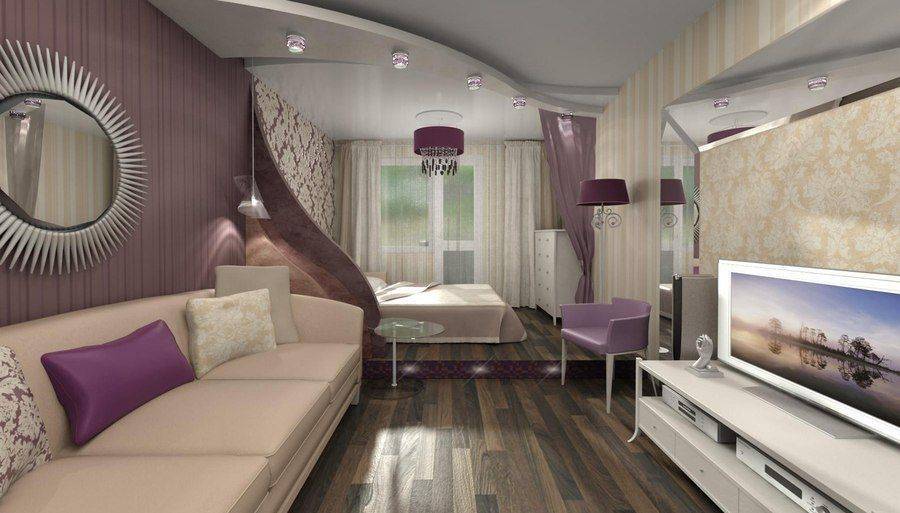 Спальня-гостиная площадью 18 кв. м: особенности дизайна совмещенной комнаты