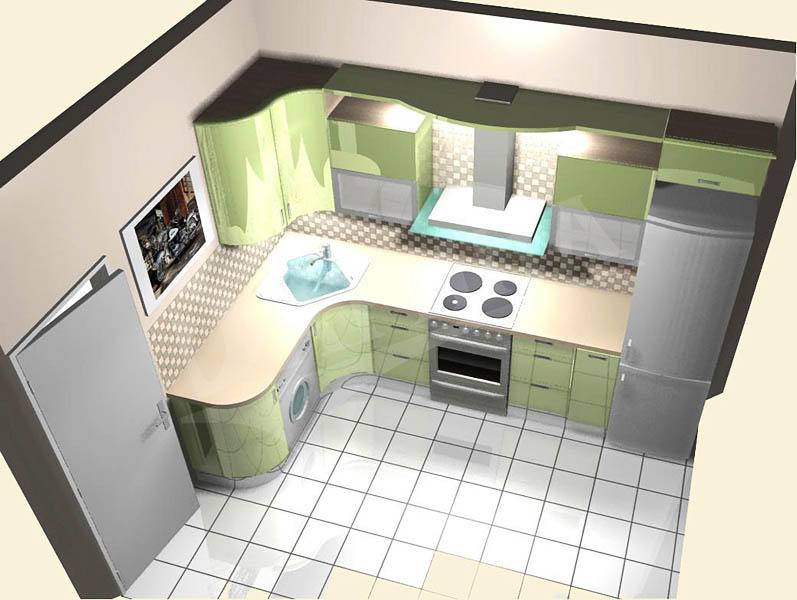 Идеи дизайна для кухонь на 7 квадратных метров — дизайн и фото