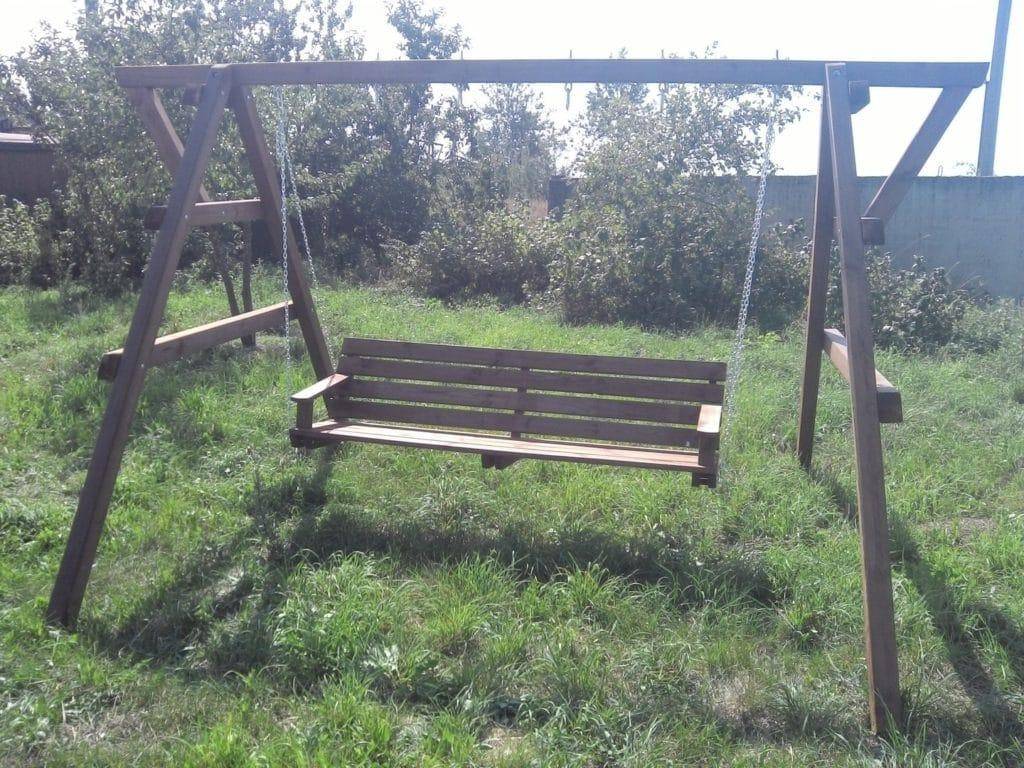 Как сделать садовые качели из металла своими руками: чертежи, фото, видео