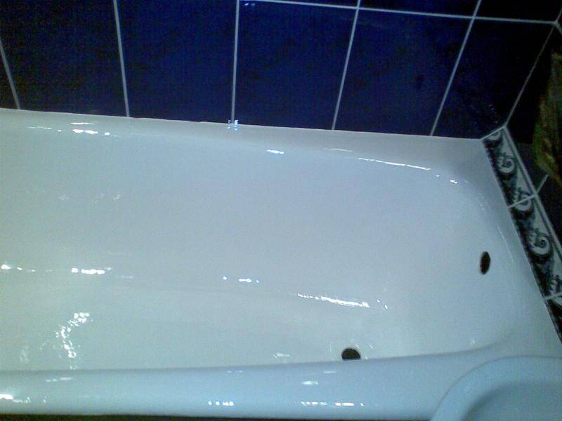 Эмалировка чугунной ванны – особенности проведения работ