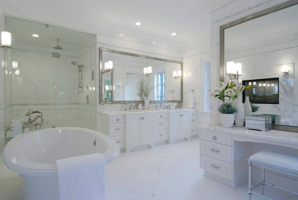Дизайн зеркала для ванной