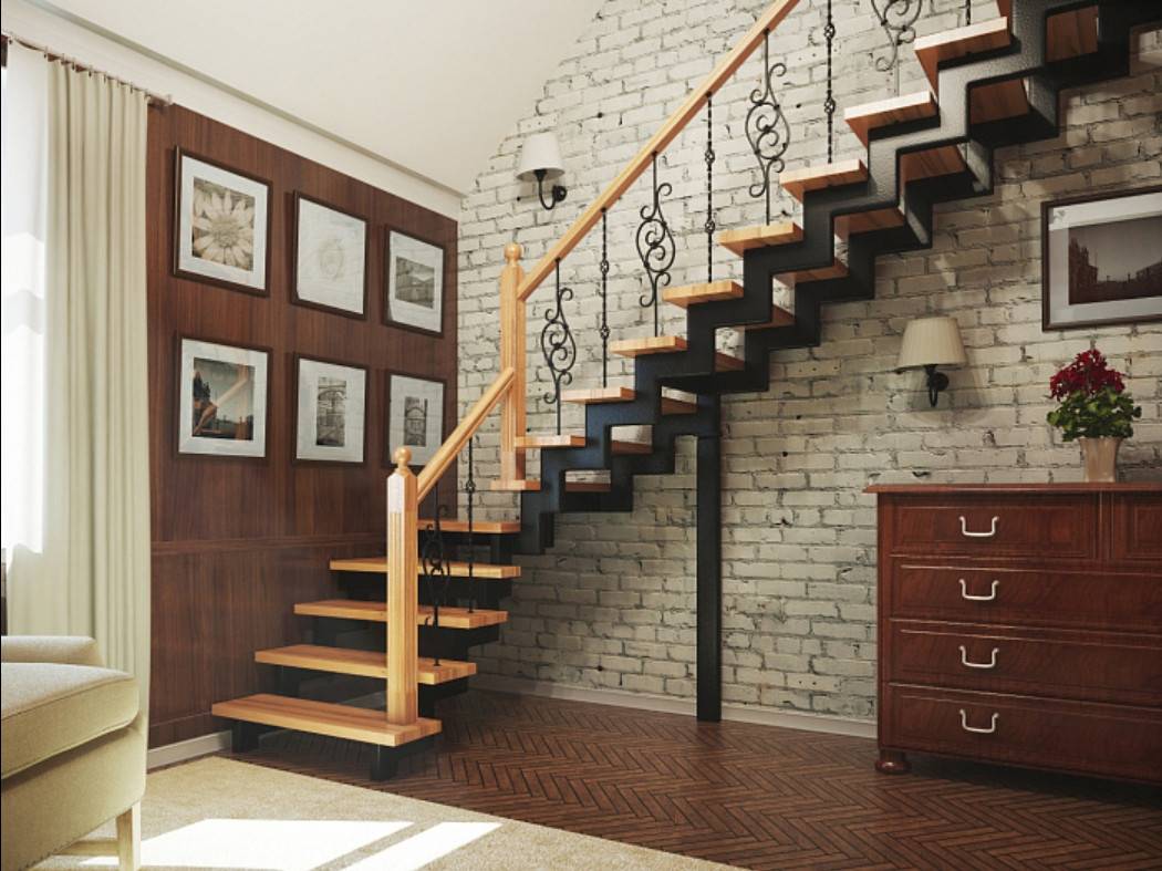 Дизайн лестницы: виды, материалы +75 фото в интерьере