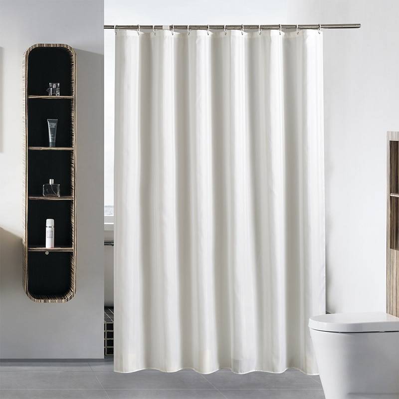 Дизайн и фото тканевых штор для ванной