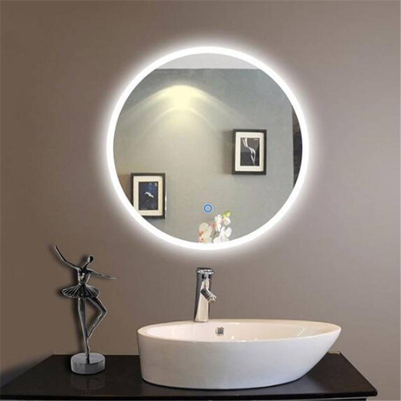 Как подобрать зеркало с подсветкой в ванную комнату с сенсорным выключателем? практические рекомендации