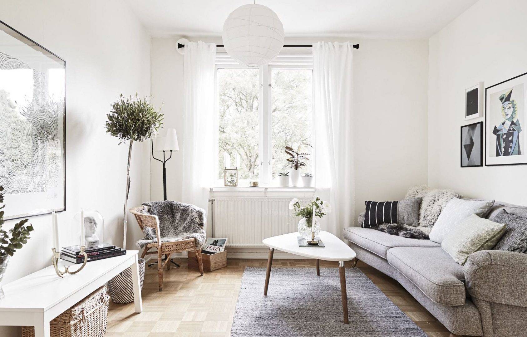 Малогабаритная квартира в скандинавском стиле — простой и элегантный интерьер