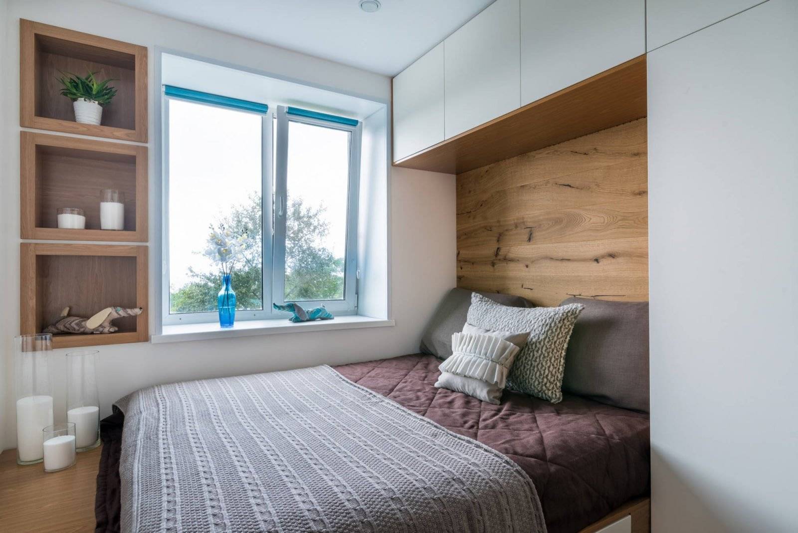 Спальня 9 кв. м. - 100 фото лучших идей дизайна маленькой спальни