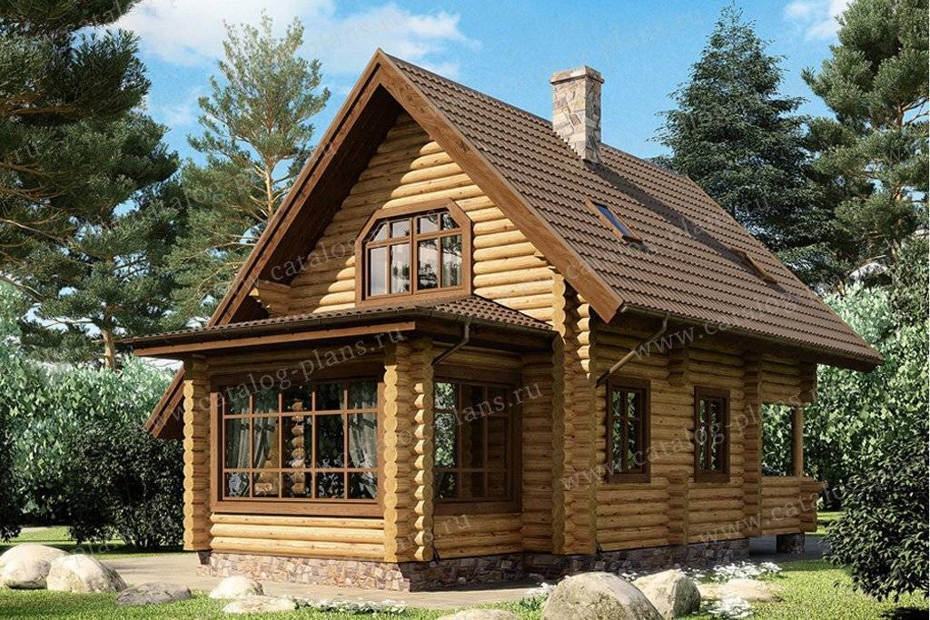 Раздел каталога - проекты домов из бревна